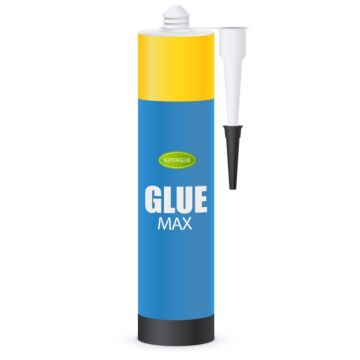 Glue Max silicone glue cartridge, 250 ml