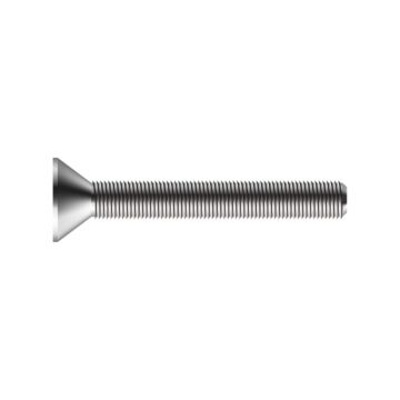 Countersunk head screw chrome-plated steel